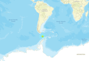 terremoto antartide cile argentina passaggio drake