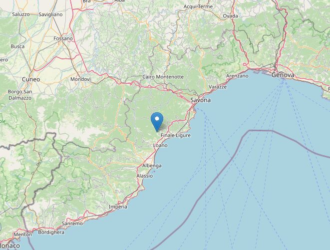terremoto liguria ponente savona