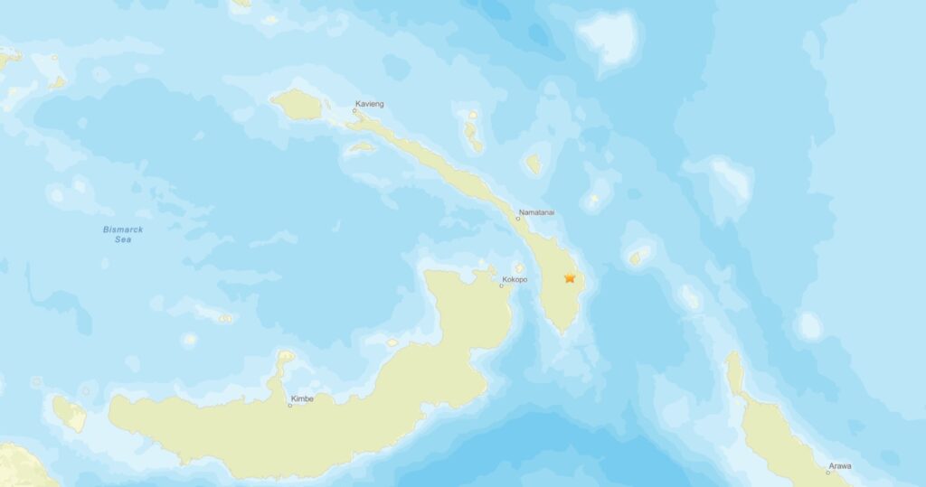 terremoto papua nuova guinea