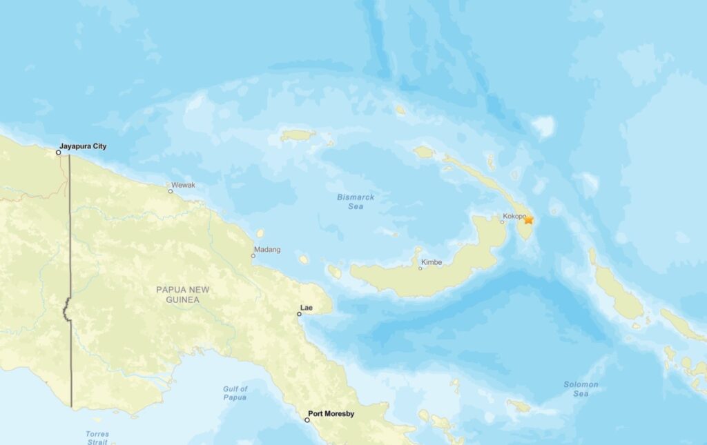 terremoto papua nuova guinea