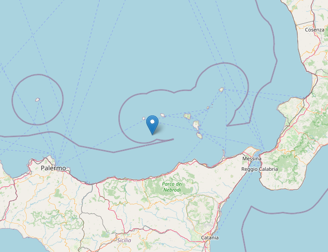 Terremoto tra Eolie e costa messinese | DATI e MAPPE