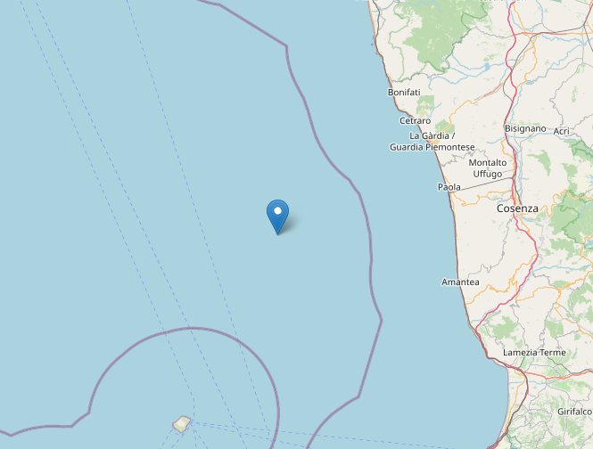 terremoto tirreno calabria