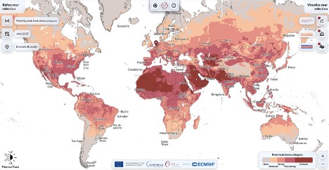 Clima, Copernicus lancia Thermal Trace: app monitora stress da caldo e freddo