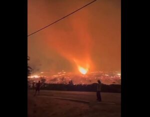 tornado di fuoco portogallo