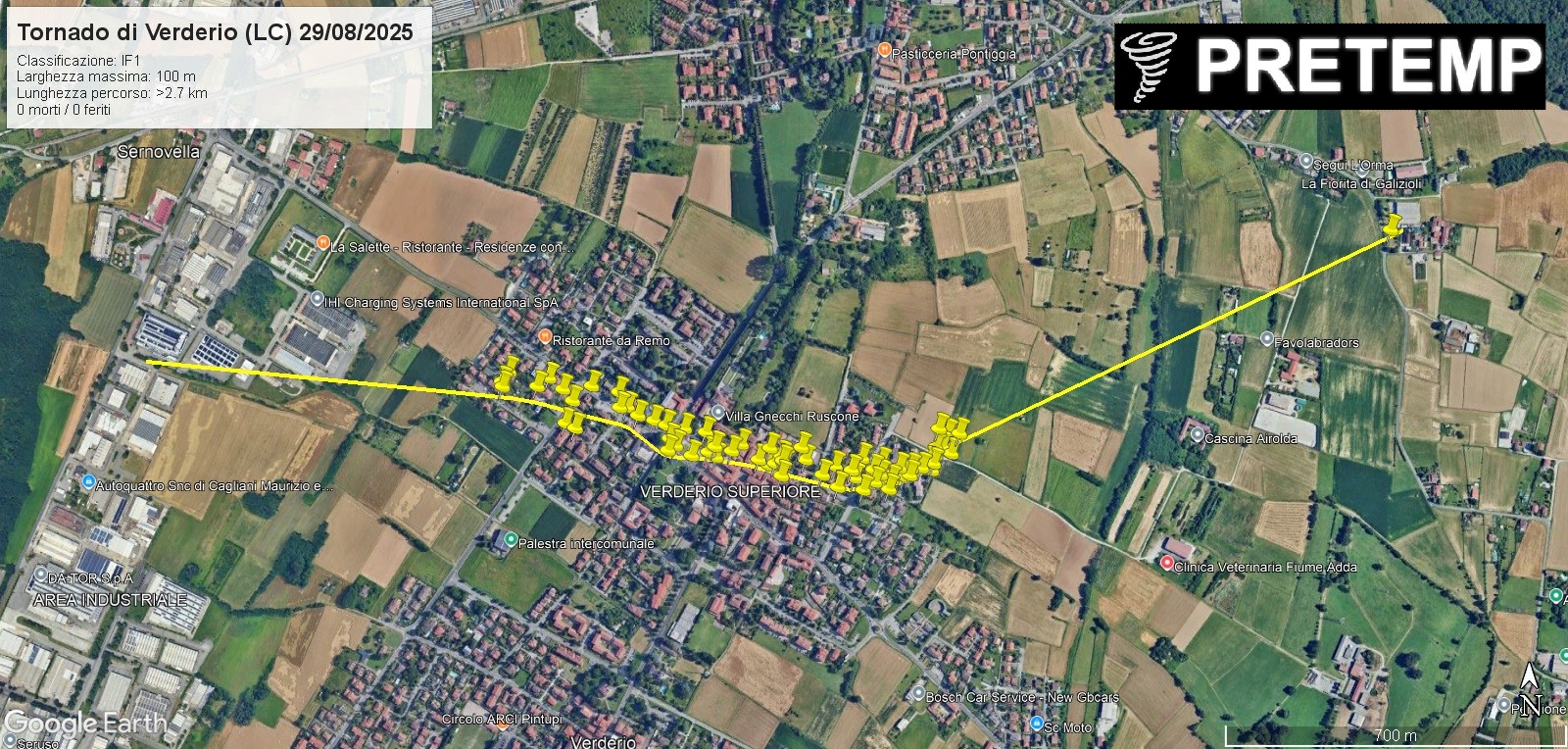 tornado italia 28 29 agosto