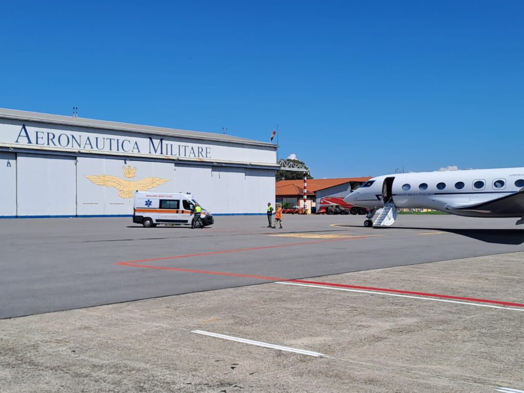trasporto sanitario aeronautica militare