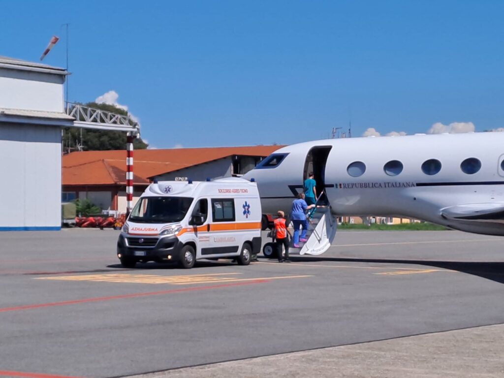 trasporto sanitario aeronautica militare