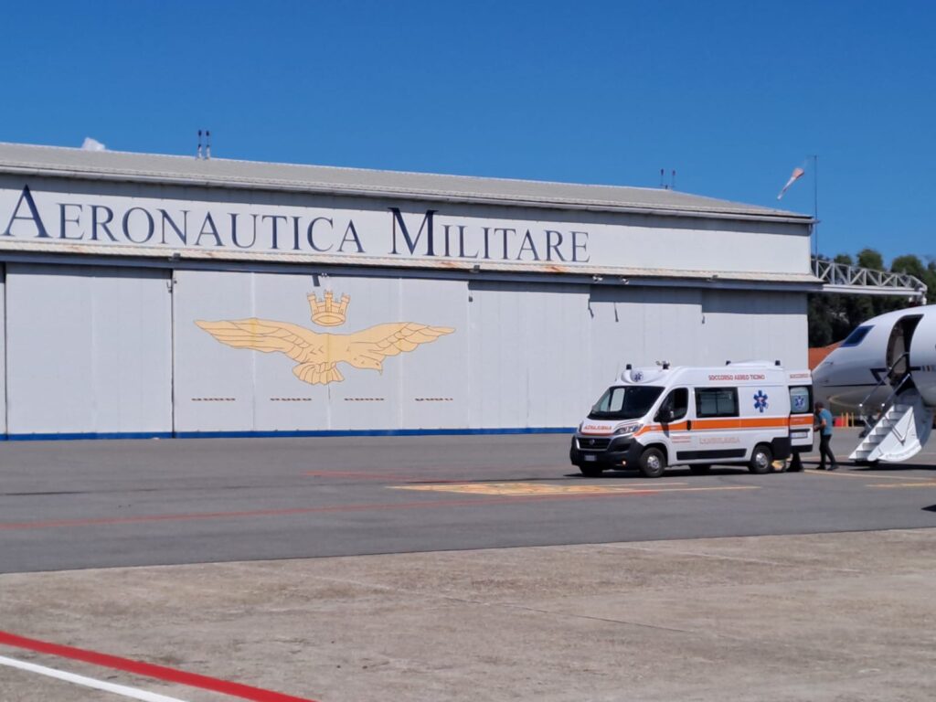 trasporto sanitario aeronautica militare