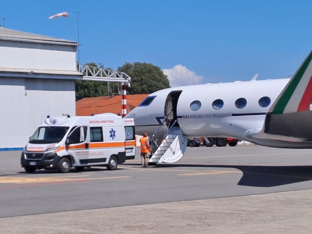 trasporto sanitario aeronautica militare