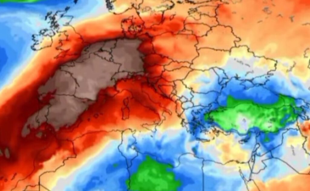 Anomalie 850 hPa ECMWF 19 settembre