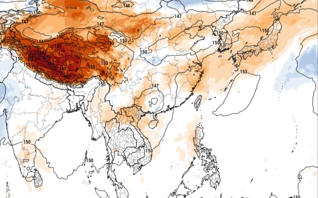 Anomalie temperature Indonesia