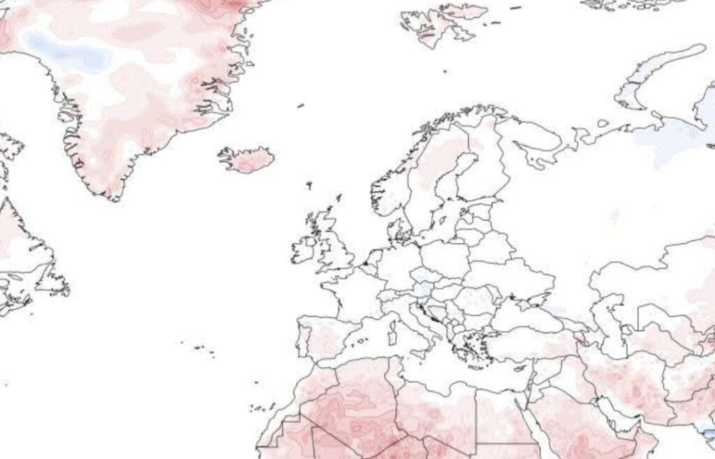 Blocco anticiclonico Groenlandia