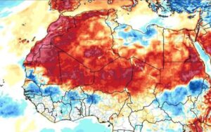 Caldo nord Africa e Canarie