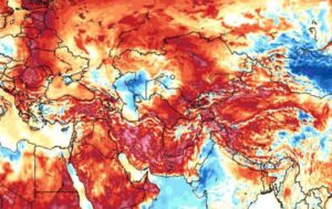 Caldo record Asia settembre