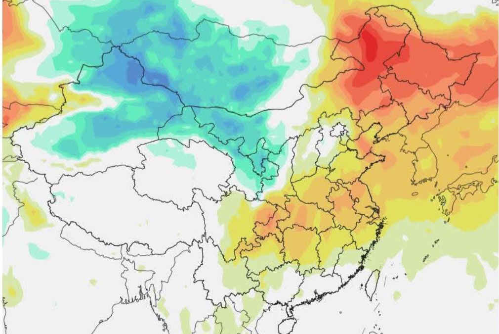 Caldo record Cina Settembre