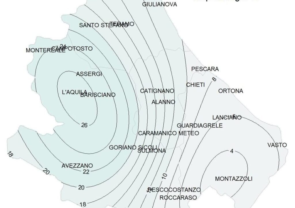 Clima Abruzzo agosto 2025