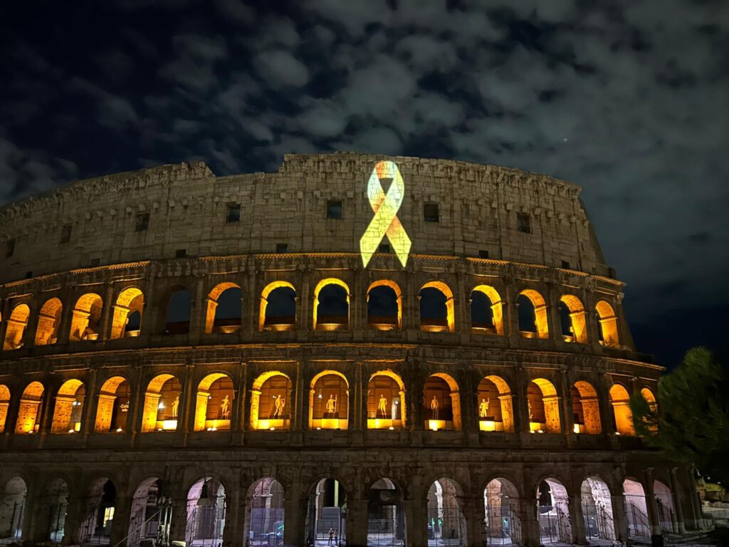 Colosseo Nastro D'Oro tumori pediatrici
