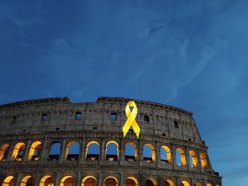 Colosseo Nastro D'Oro tumori pediatrici