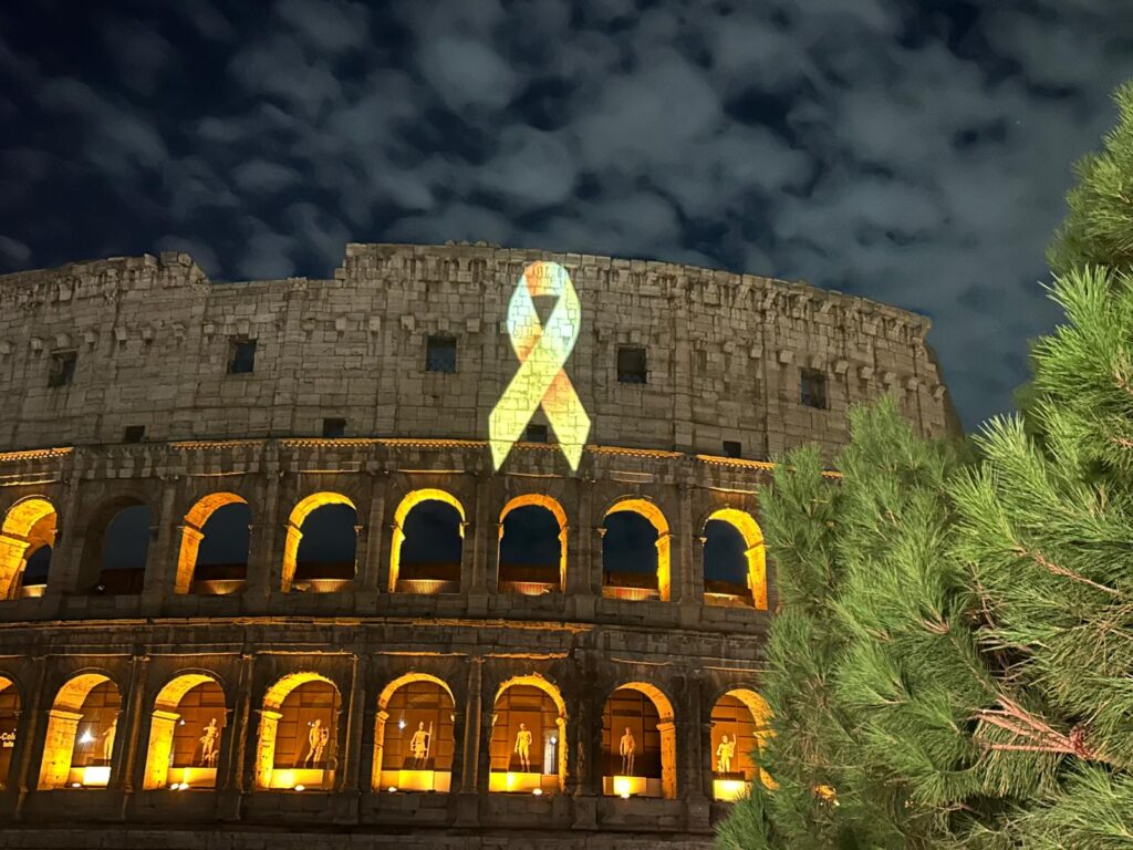 Colosseo Nastro D'Oro tumori pediatrici