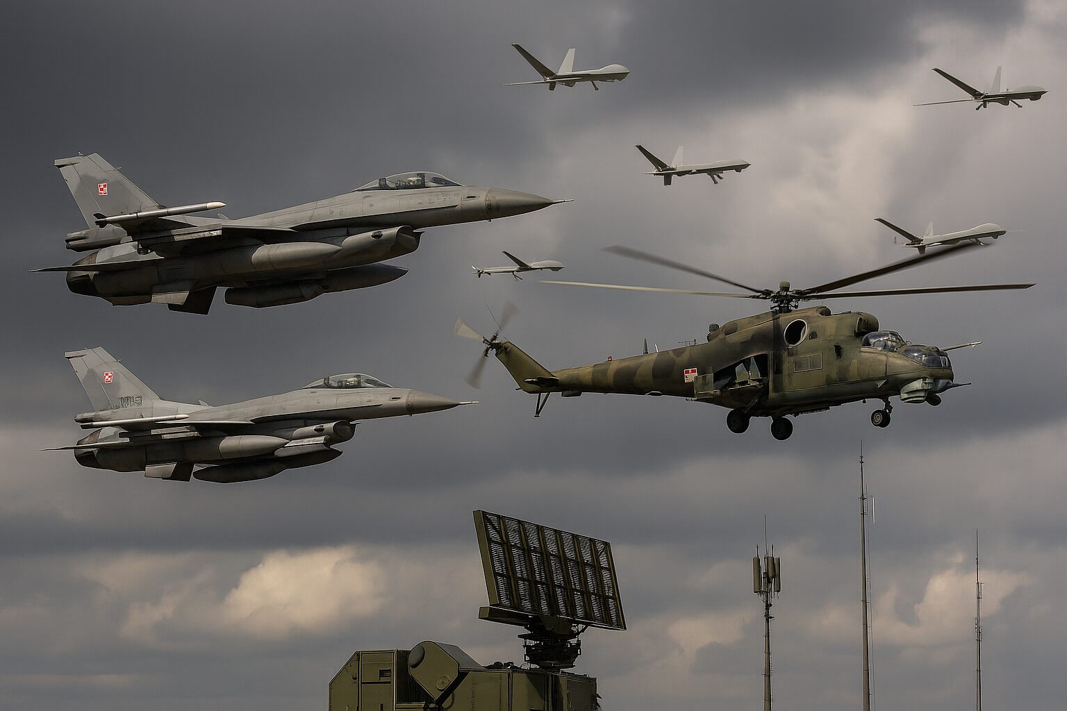 Allerta in Polonia: attivata la difesa aerea per possibile incursione di droni