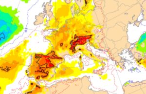 Efi Ecmwf temperature Europa