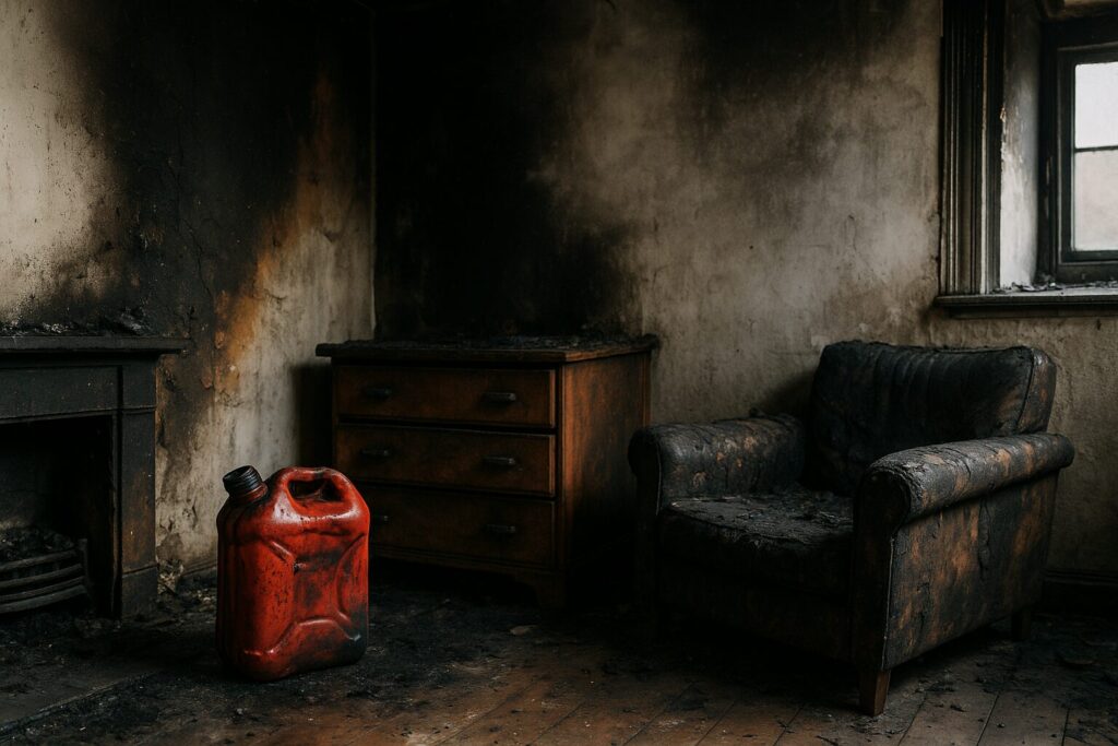 Esplosione tanica benzina