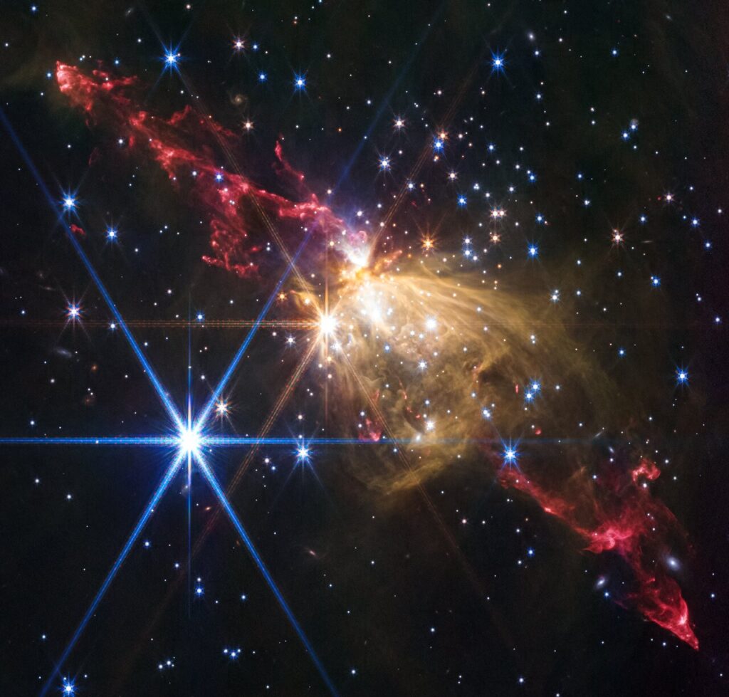 Stellar jet in Sh2-284