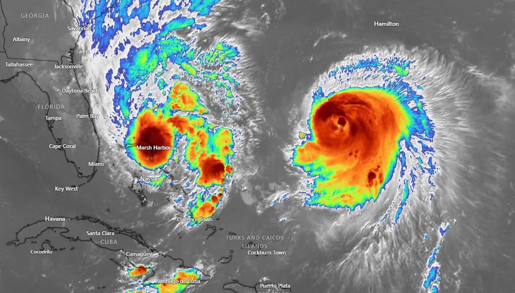 Umberto Rotta Meteo USA, l'uragano Humberto devia Imelda: la tempesta tropicale ...