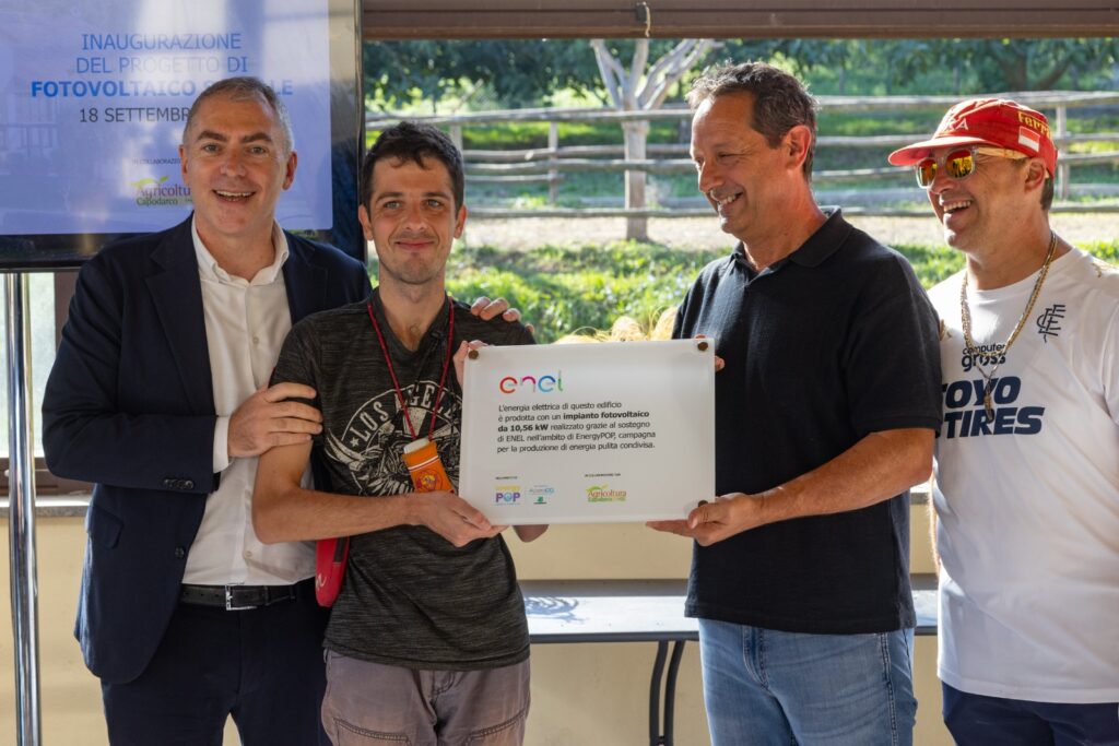 Impianto fotovoltaico sociale Grottaferrata