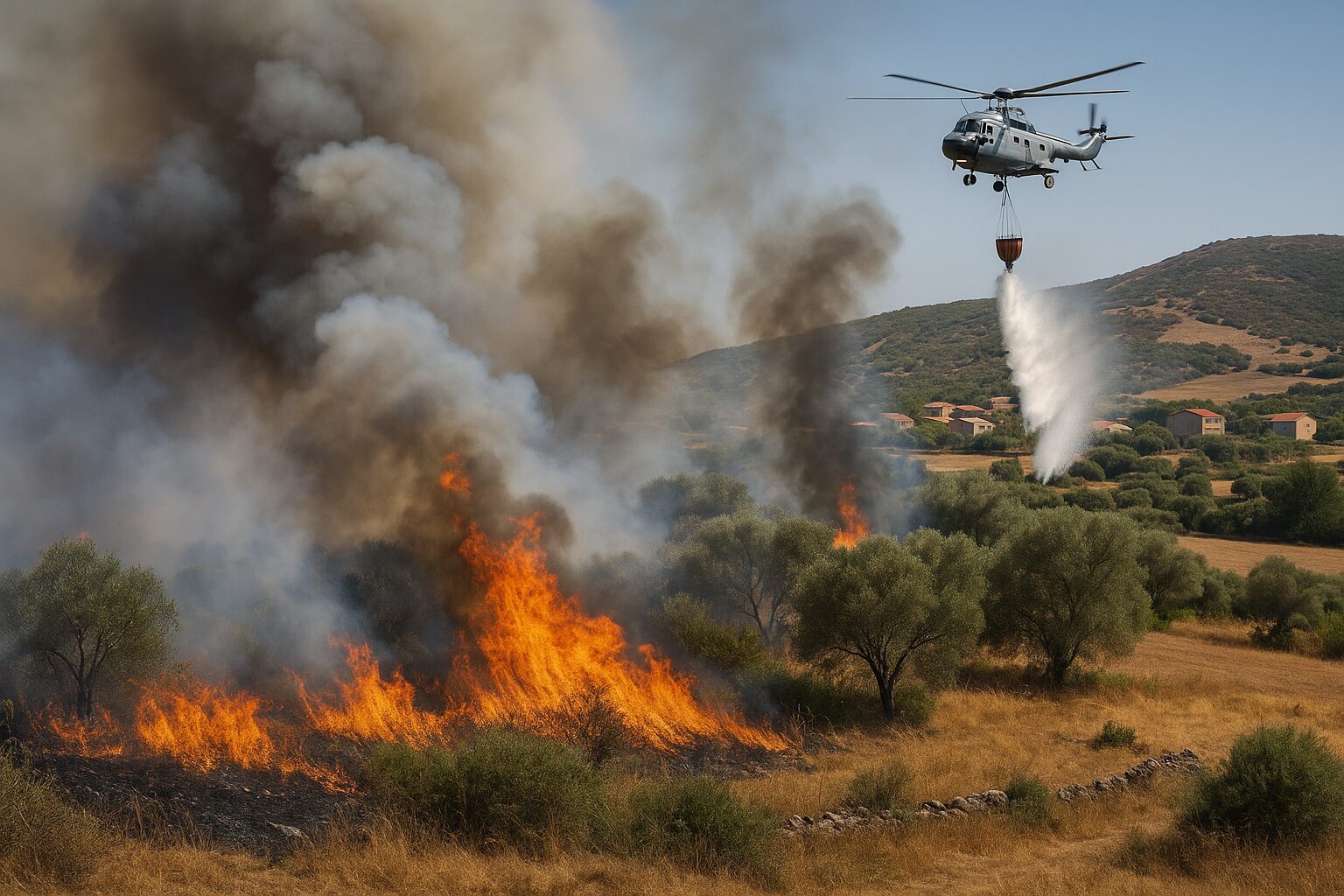 Oggi 20 Incendi In Sardegna Impiegati Mezzi Aerei