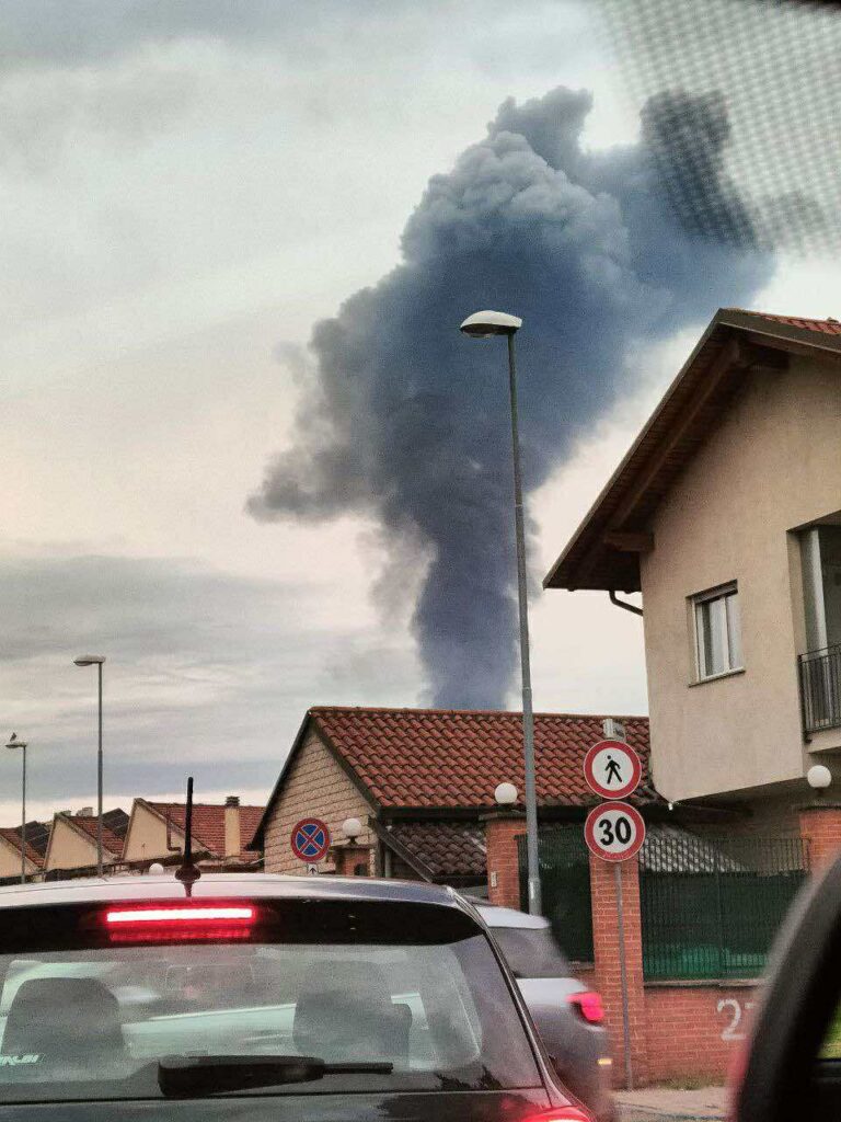 Incendio Pianezza