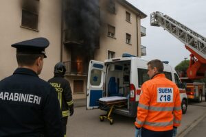 Incendio caldaia