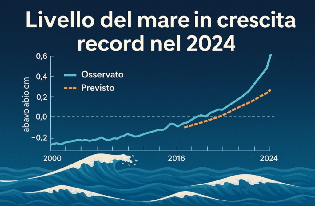 Livello mare in crescita