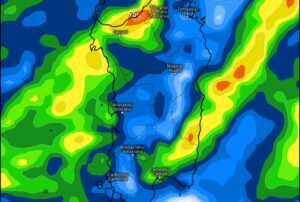 Maltempo Sardegna prossimi giorni
