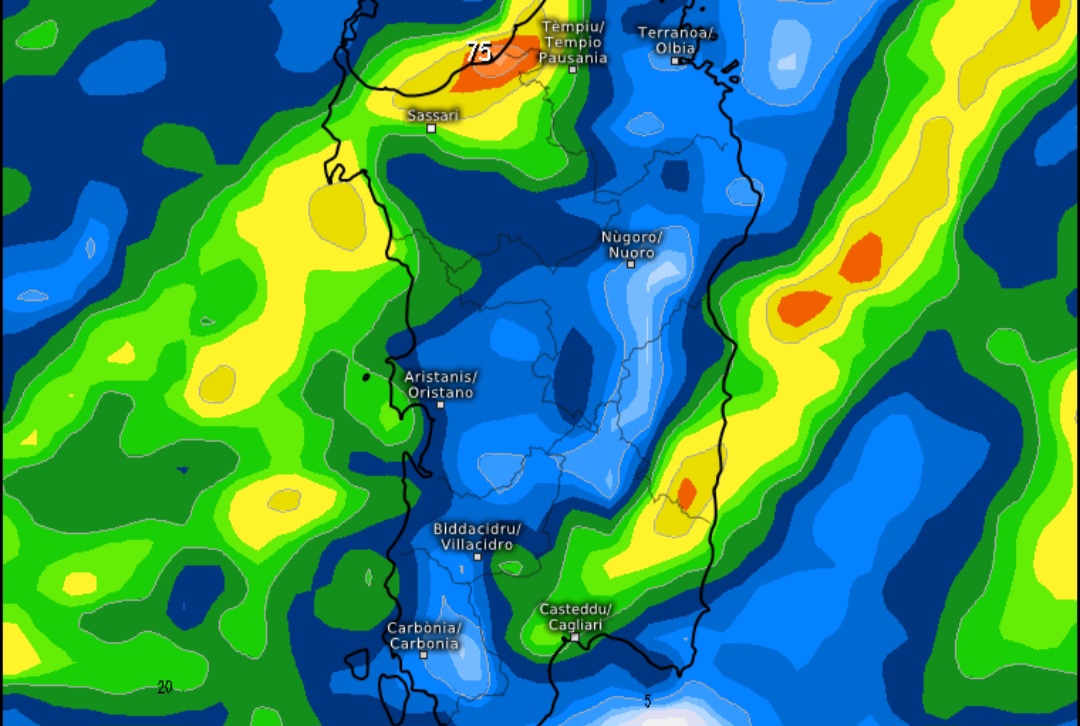 Allerta Meteo Sardegna, ultime ore di caldo anomalo: in arrivo piogge e calo termico