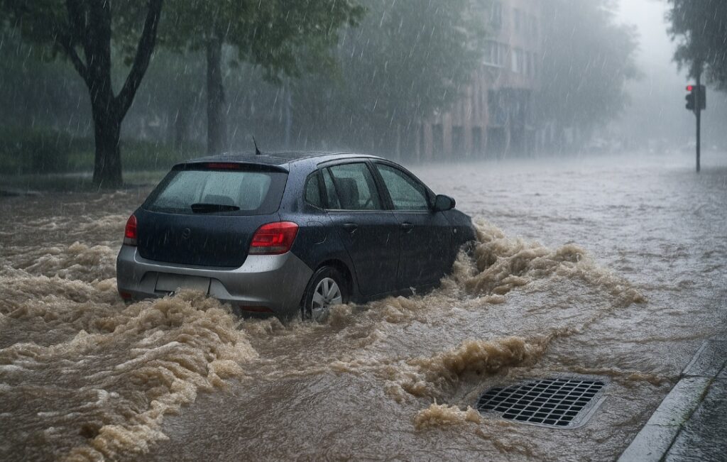 Maltempo estremo e tombini