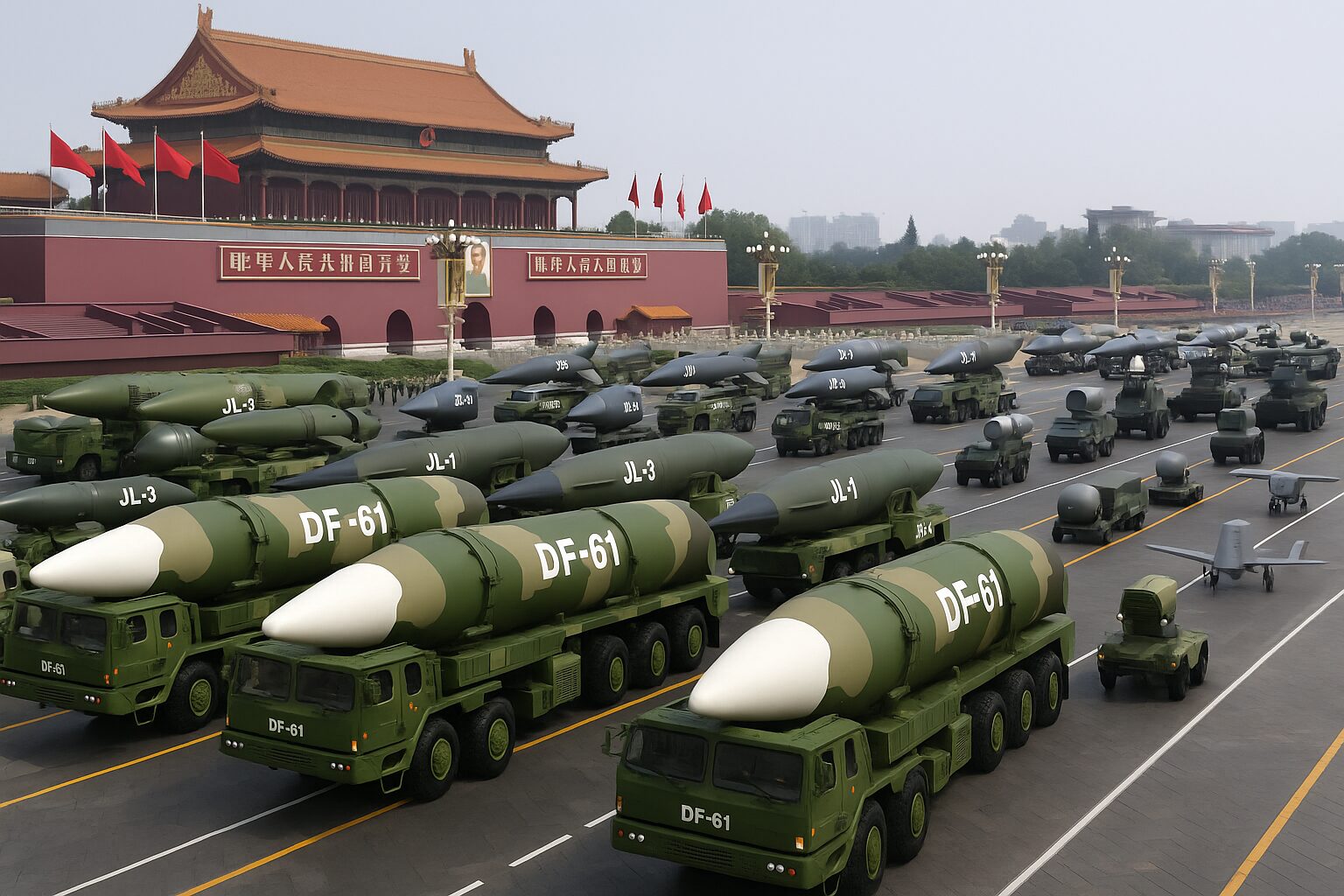 Cina, la parata militare rivela la “triade nucleare” e le nuove armi ad alta tecnologia