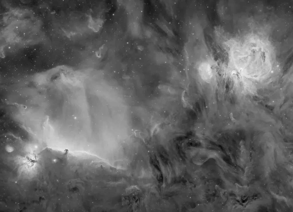 Orion, the Horsehead and the Flame in H-alpha © Daniele Borsari - ZWO Astronomy Photographer of the Year 2025 Young.jpg
