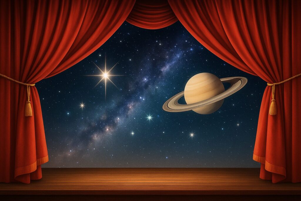 Palcoscenico sotto il cielo stellato