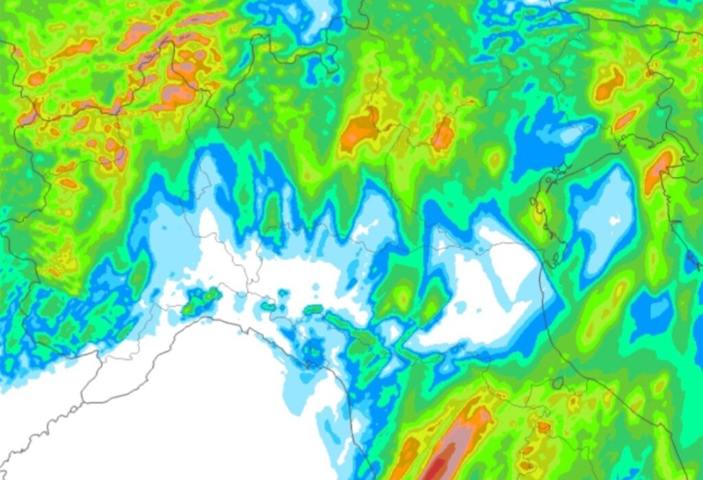Piogge Piemonte prossimi giorni
