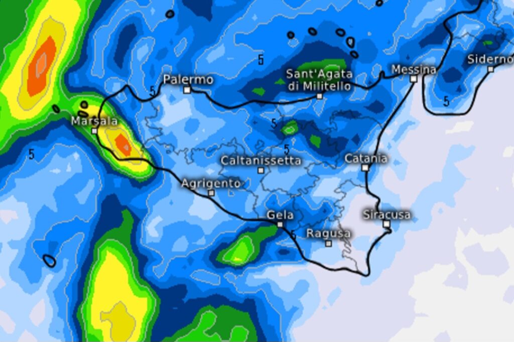 Piogge Sicilia 10 settembre
