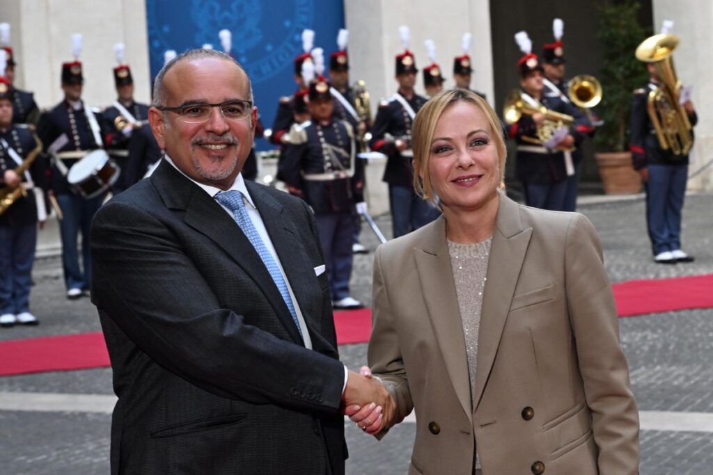 Salman bin Hamad Al Khalifa Giorgia Meloni