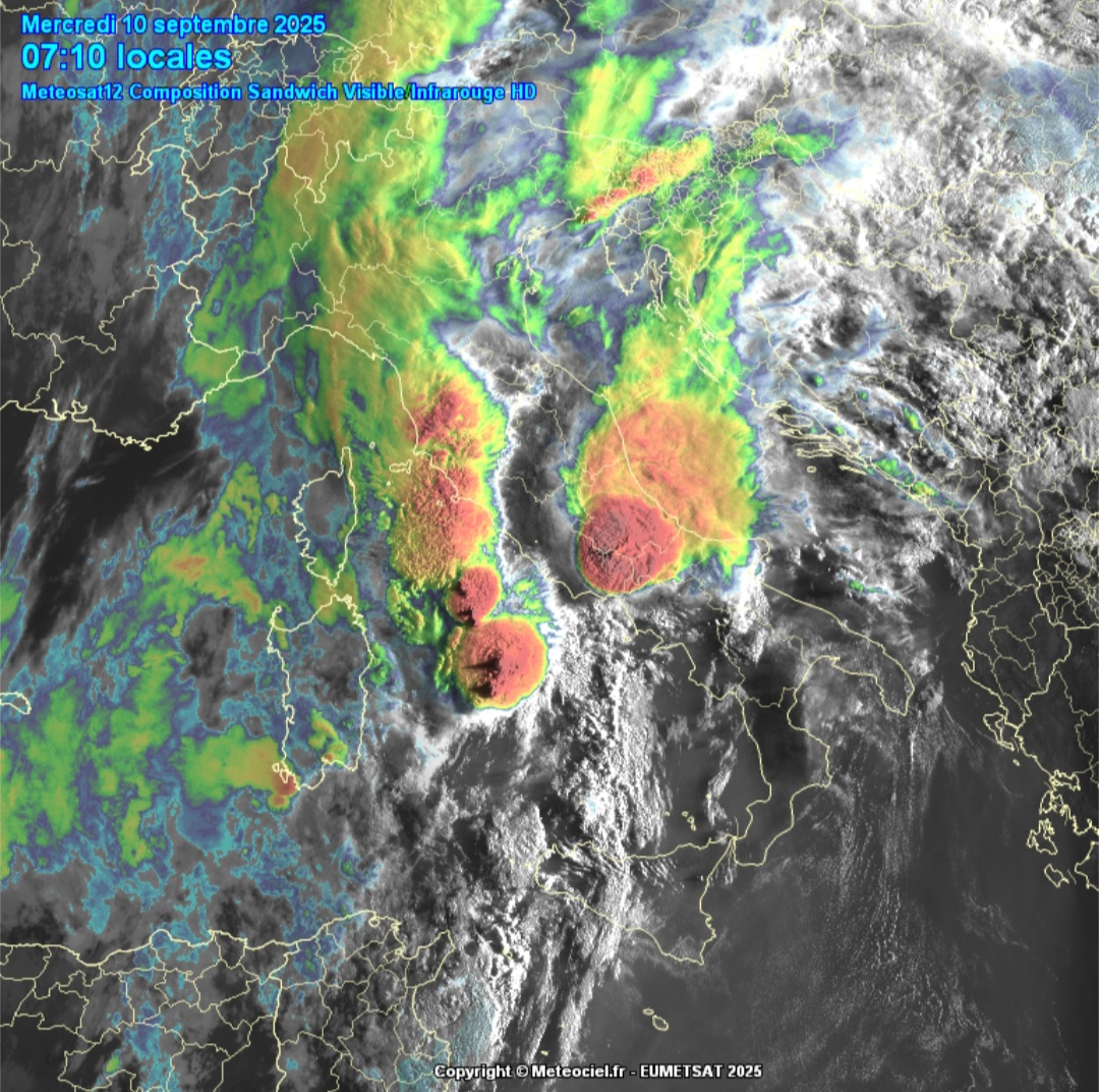 Satellite Italia 10 settembre 