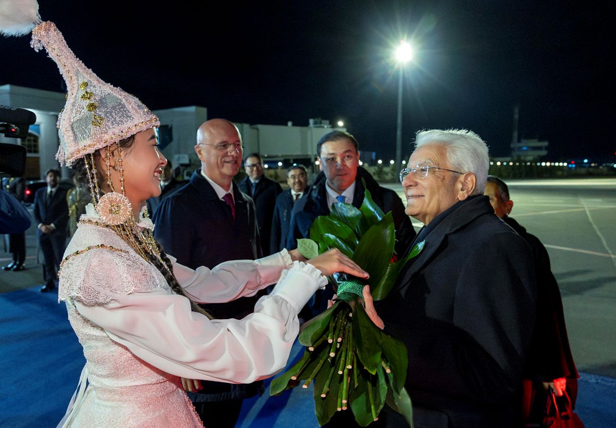 Il Presidente Mattarella è arrivato ad Astana: visiterà il parco tecnologico IT-HUB | FOTO