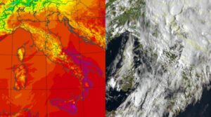 Temperature massime e satellite 10 settembre
