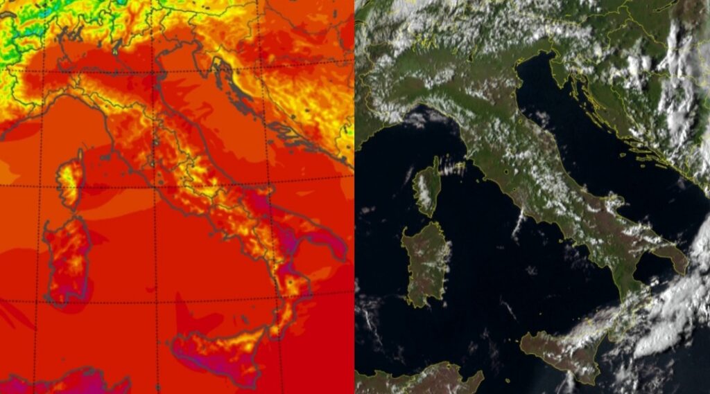 Temperature massime e satellite 11 settembre