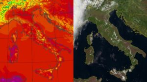 Temperature massime e satellite 21 settembre