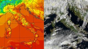 Temperature massime e satellite 26 settembre