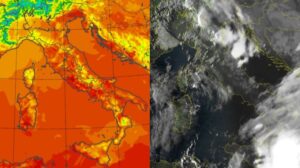 Temperature massime e satellite 27 settembre