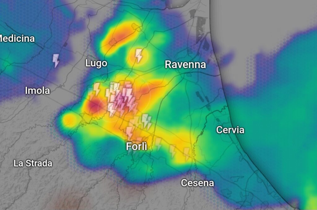 Temporale Forlì Faenza